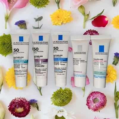 Juego de viaje de protectores solares mixtos para el cuidado de la piel La Roche-Posay - 5 piezas Foto 1 de 2