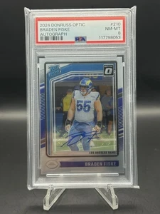 2024 Panini Optic Braden Fiske Auto 106/325 Rated Rookie - Foto 1 di 2
