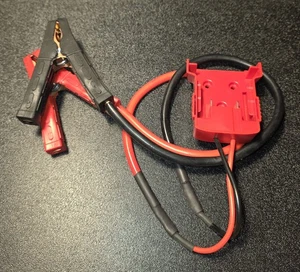 "Milw Red" jump starter.   Requires "Milw Red" 18 v lithium ion battery - Picture 1 of 5