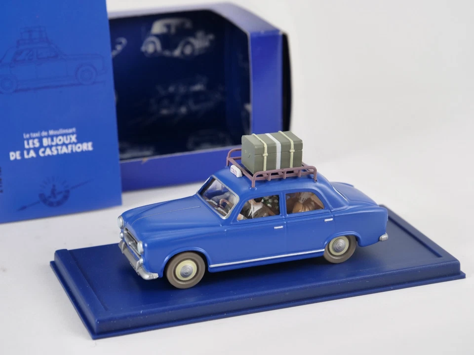 In Automobile Tintin 1/43 Il Taxi Di Moulinsart Peugeot 403 1960 Rif 2118035 - Immagine 1 di 4