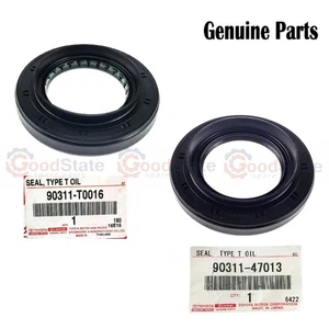 Genuine LandCruiser VDJ200 UZJ200 UZJ100 URJ202 Front RH LH Axle Oil Seal Set x2 - Picture 1 of 7