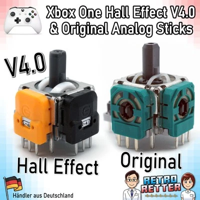 GINFULL Xbox One Hall Effect V4 / Original Analog Sticks Controller Drift Fix Xbox One