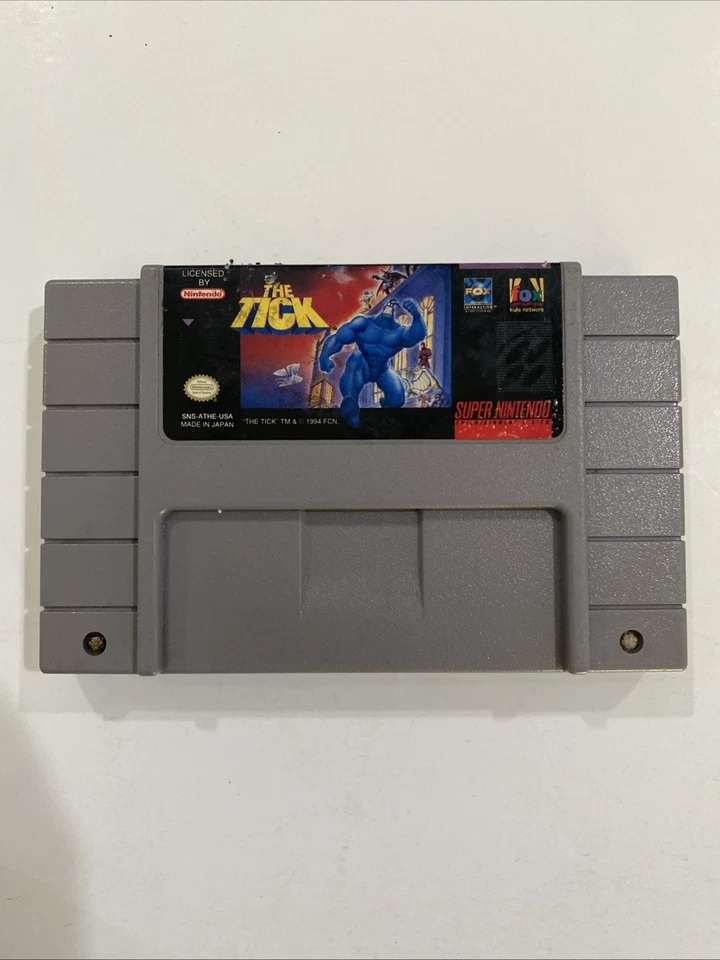 The Tick (Super Nintendo Entertainment System) SNES Authentic, Tested, Clean - Image 1 of 3