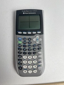 Calcolatrice Grafica TI-84 Plus Silver Edition - Testata Funzionante - No Cover - Foto 1 di 3