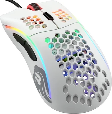 Glorious Model D Wired Gaming Mouse - 68g Superlight Honeycomb Matte White  - Image 1 of 4
