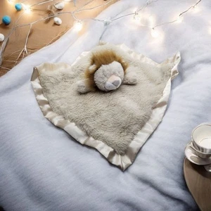 Cloud Island Neonato Bambino Lovey Coperta di Sicurezza Testa di Leone Peluche con Bordo in Raso  - Foto 1 di 5
