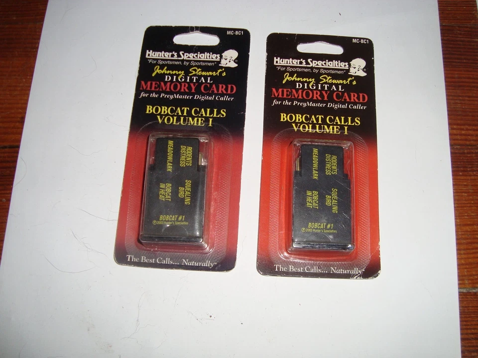 Johnny Stewart Bobcat Calls Memory Card Volume 1 Mc-bc1