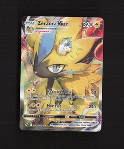 Zeraora VMAX GG42/GG70 Crown Zenith Full Art Ultra Rare Holo Pokemon Card NM - Picture 1 of 10