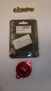 Ölfilterdeckel oil lid passt an Kawasaki Kxf passt an Suzuki Rmz 250 05-23 rot - Bild 1 von 6