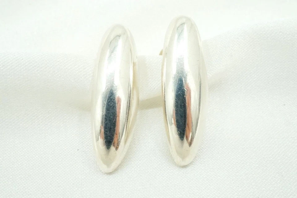 Orecchini A Goccia Ovali GUCCI Accessori Argento SV925 4395j - Immagine 1 di 4