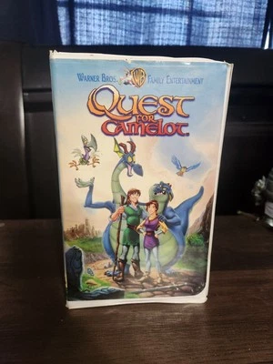 Quest For Camelot VHS Tape In Vintage Plastic Case Warner Brothers - Image 1 of 4