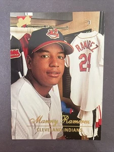 1994 Studio #95 Manny Ramirez Cleveland Indians - Picture 1 of 2