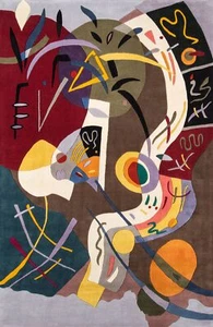 Momeni Rugs New Wave Collection 100% Wool Hand Carved & Tufted Contemporary Area - Picture 1 of 5