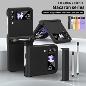 Coque + stylet protection charnière antichoc pour Samsung Galaxy Z Flip4 Flip3 - Photo 1 sur 54