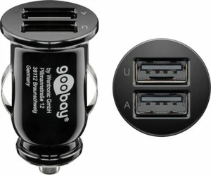 12V Duo USB Lade Adapter Ladegerät Zigarettenanzünder 2,4A 2400 mAh Kfz Auto Pkw - Bild 1 von 5