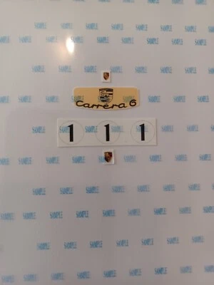 Corgi 330 Porsche Carrera 6 Reproduction Water Slides - Image 1 of 4