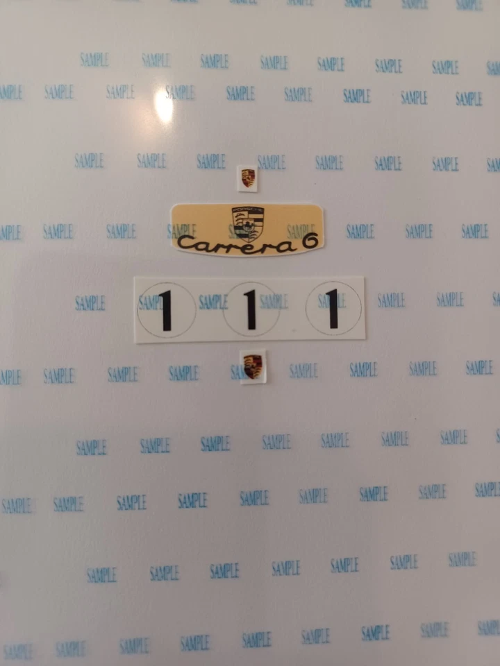 Corgi 330 Porsche Carrera 6 Reproduction Water Slides - Image 1 of 4