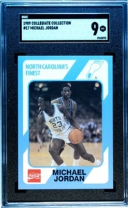 Colección Colegiata 1989 #17 Michael Jordan SGC 9 como nuevo medallista de oro patio 🔥💎 - Imagen 1 de 4