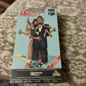 Octopussy James Bond 007 (VHS, 1984, CBS Fox) brandneu werkseitig versiegelt Wasser Meer - Bild 1 von 8