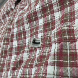 Ralph Lauren Polo Jeans Co. Para hombres XL Algodón a Cuadros Manga Corta Abotonada 7C - Imagen 1 de 7