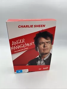 Anger Management - The Complete Series - Charlie Sheen - DVD - Region 4 - VGC - Foto 1 di 9