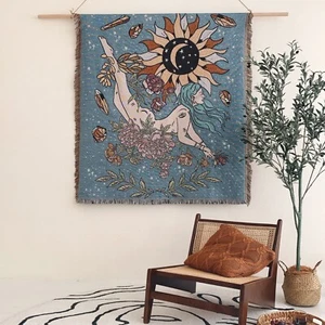 BOHO Woven Throw Blanket Sofa Bed Covers Picnic Blanket Home Decor 130*160CM - Picture 1 of 4