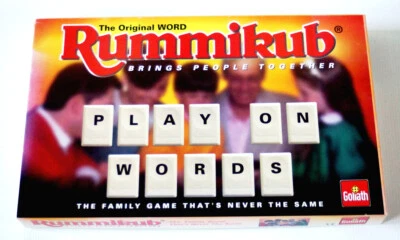 THE ORIGINAL WORD RUMMIKUB - GOLIATH GAMES 1995 - Image 1 of 4