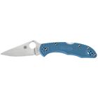 Spyderco, Delica4, 2.875" Folding Knife, Flat-ground, Lightweight, Blue
