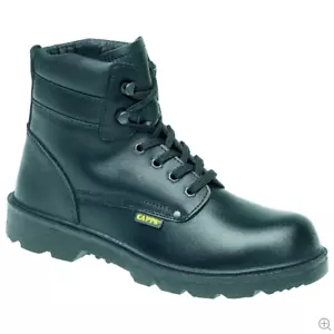Delta Plus Capps LH832SM S3 Hombres Cuero Negro Zapatos de Seguridad Botas de Trabajo Reino Unido 3 #2 - Imagen 1 de 1