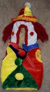 Clown Costume Hooded Vest Size 12-24 Months - Picture 1 of 2