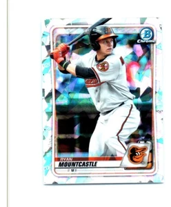 2020 Bowman Cromato Prospects Zaffiro Argento Ryan Mountcastle Baltimora Orioles - Foto 1 di 2