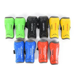 Adult Kids Football Shin Pads Soccer Guards Supporters Sport Leg Protective Gear - Picture 1 of 22