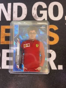 2020 Topps Chrome Formula 1 Sapphire Mattia Binotto #86 - Picture 1 of 2