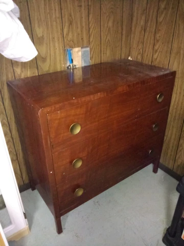 Antique Simmons Dresser Cover