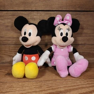 Disney Mickey and Minnie Mouse 10 Inch Plush Character - Picture 1 of 6