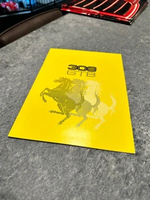 1976 Ferrari 308 GTB Fiberglass Vetroresina Sales Brochure Near Fine 120/76 - Image 1 of 4