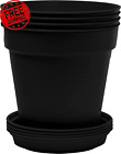 Garden Pots 4pk (black, 15cm Diameter (5.9in))
