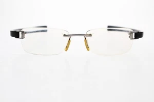 Tag Heuer TH 7102 012 Blue Silver Rimless Frames 52-18 135 mm France - Picture 1 of 11
