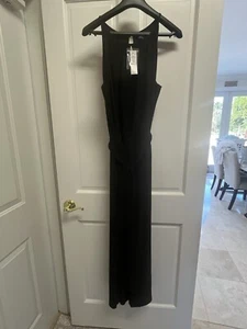 White House Black Market Jumpsuit, Size Petite Large, Black, New With Tags - Picture 1 of 5