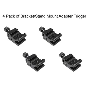 LSP Flash Hot Shoe to Bracket/Stand Mount Adapter Trigger 1/4" Screw, Set of 4 - Picture 1 of 6
