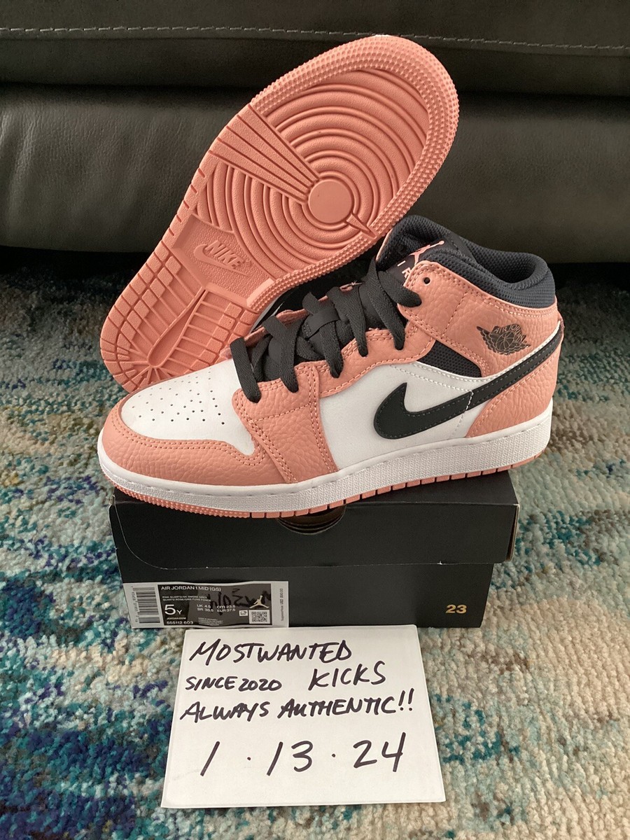 Jordan 1 Mid GS Black Digital Pink 2020 for Sale | Authenticity