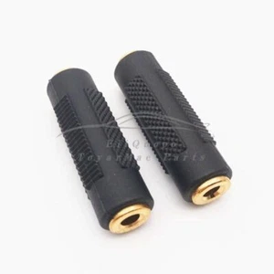 New GOLD Audio Stereo 3.5mm Jack Female to Female Coupler Socket Adapter - Picture 1 of 5