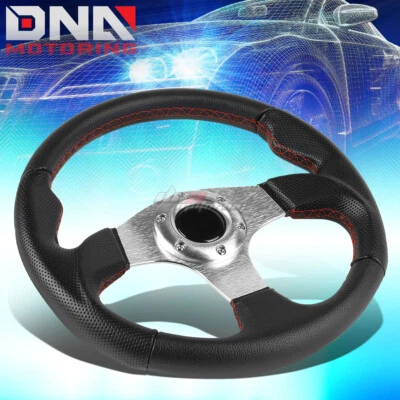 ADAPTADORES DE CUBO DE 6 PARAFUSOS PARA VOLANTE DE CORRIDA LEVE VERMELHO PRATA 320 MM AJUSTE 70 MM - Imagem 1 de 4