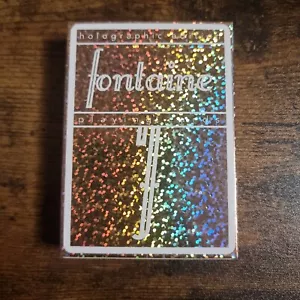 Rainbow Holographic Fontaine Playing Cards Sealed Limited Edition Cardistry Deck - Picture 1 of 6