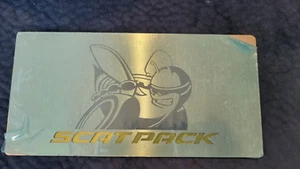 Fuse Plate Black Brushed "Scat Pack" Inlay &Bee for 15-16 Challenger ACC Cover - Picture 1 of 2