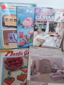 Plastic Canvas Arts & Crafts Lot of 5 Leisure Arts Darice Magazines Inserts - Imagen 1 de 19