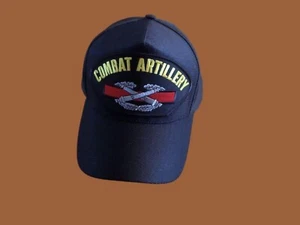 U.S ARMY COMBAT ARTILLERY HAT U.S MILITARY OFFICIAL BALL CAP U.S.A MADE - Picture 1 of 5