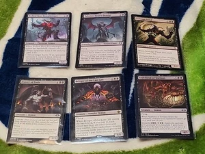 MTG Demon x6 Bringer of the Last Gift/Taborax Hopes Demise/Soulcage Fiend - Picture 1 of 1