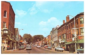 '62 Pontiac, '64 Ford, Early Chevy Corvair ON Main Street, Ellsworth, Maine - Picture 1 of 3