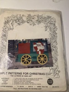 Simple Patterns For The Holidays Christmas Yard Art Pattern Santa Train - Picture 1 of 2